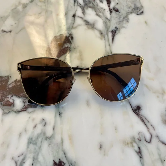 Tom ford  tf718-k gold rim metal sunglasses Tom Ford® FT0838 REGGIE Aviator Sunglasses - EuroOptica main image 2
